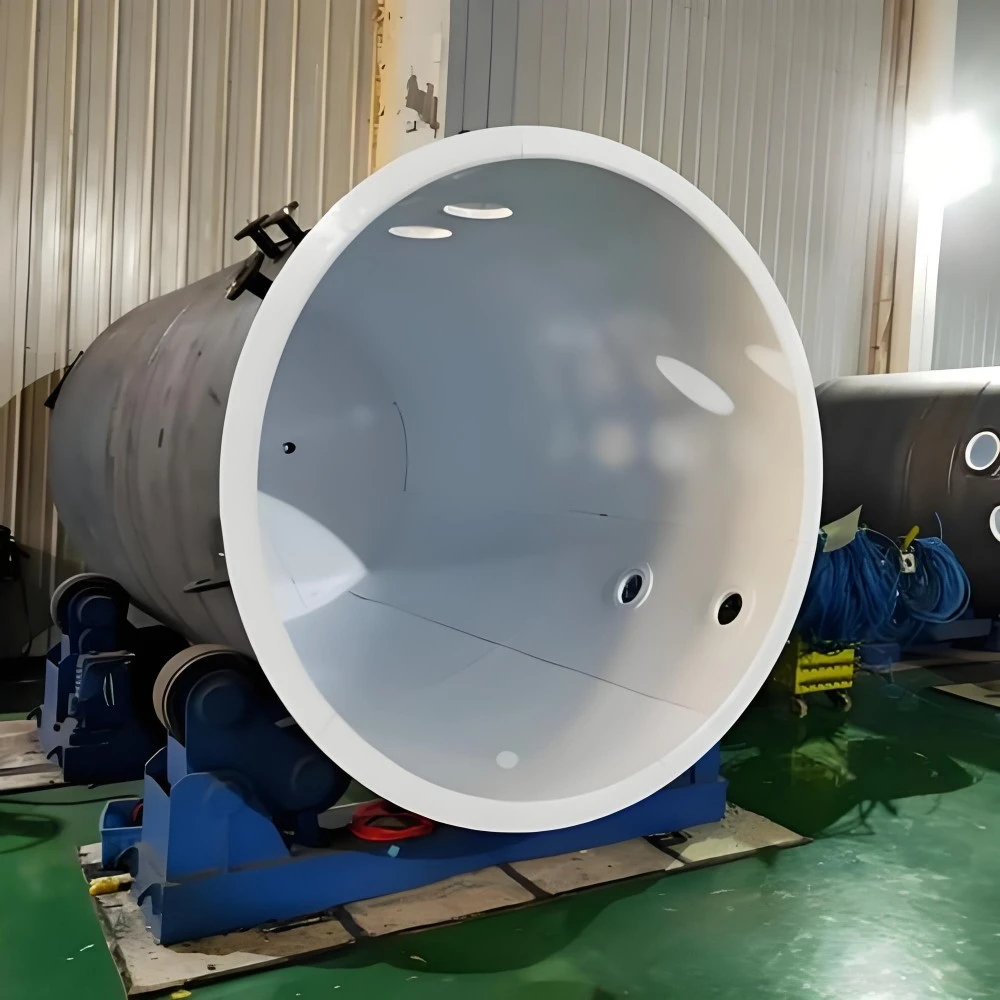 وعاء استقبال كيميائي مبطن بـ PTFE مقاوم للأحماض