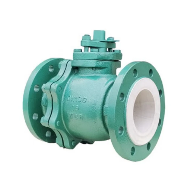 صمام التحكم في الإنتاج الكيميائي المبطن بـ PTFE