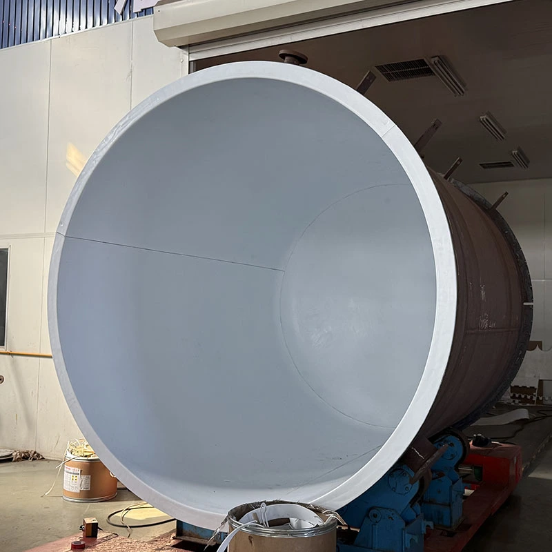مفاعل مبطن PTFE للوسائط الحمضية